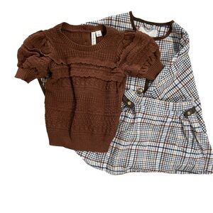 Janie and Jack Multicolor Plaid Kids Cape